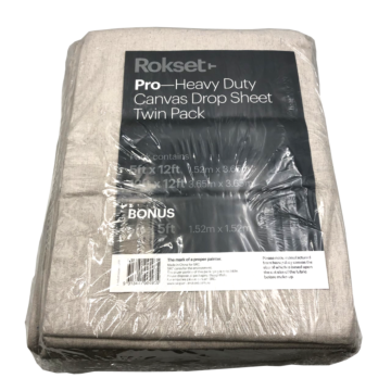 Rokset Canvas Drop Sheet 5X12ft