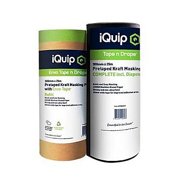 iQuip Pretaped Kraft Masking Paper Dispenser