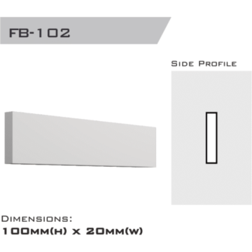 RSC Flatband 100x20x2400mm