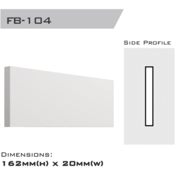 RSC Flatband 162x20x2400mm