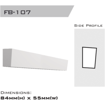 Flatband 84x55x2400mm