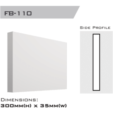 Flatband 300x35x2400mm