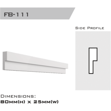 RSC Flatband Step 80x25x2400mm
