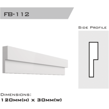 RSC Flatband Step 120x30x2400mm