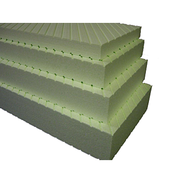100mm NRG EPS FOAM PANEL Greenboard Grooved 2480x1200 (BAL29Certified)