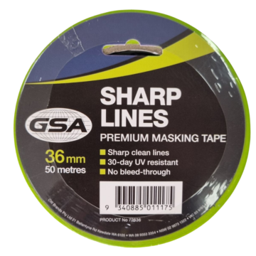 GSA SHARP LINES Masking Tape 36 mm x 50 m