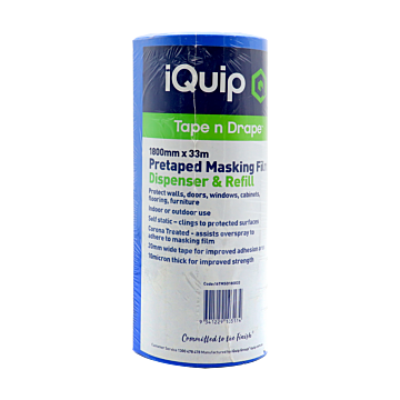iQuip Window Masking Film Dispenser 1800mm x 33m 