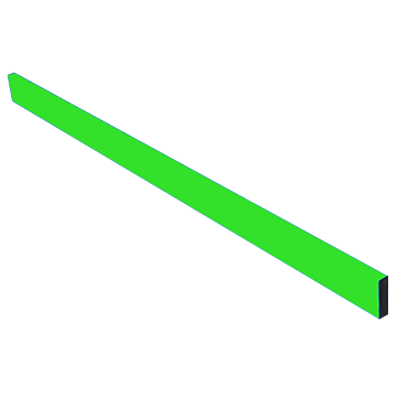 iQuip Straight Edge Aluminium X 2400mm