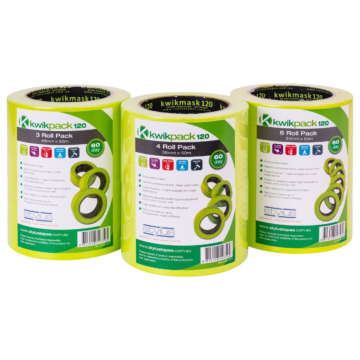 Trade Pack KWIKMASK 120 Tape 24 mm x 50m X 6 Rolls