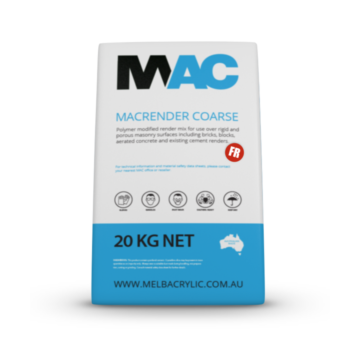 MAC Coarse FR Sand Render Base Coat 20Kg