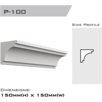 Parapet 150x150x2400mm (Special Order)