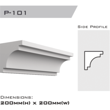 Parapet 200x200x2400mm (Special Order)