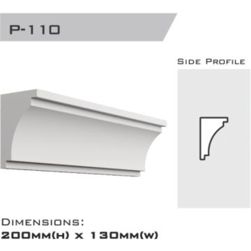 Parapet 200x130x2400mm (Special Order)
