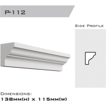 Parapet 138x115x2400mm (Special Order)