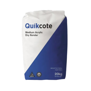 Quikcote Medium Acrylic Dry Render 20Kg