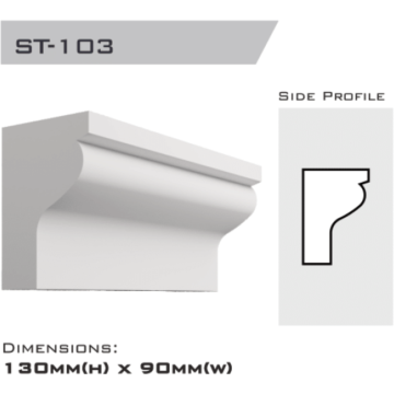 Stringer 130x90x2400mm