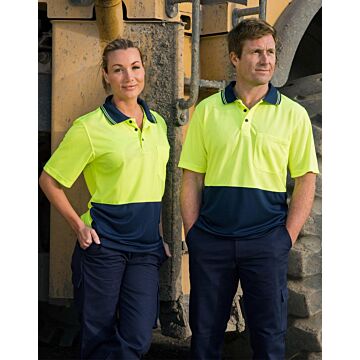 High Visibility CoolDry Short Sleeve Polo